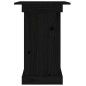 vidaXL Soporte para plantas madera maciza de pino negro 40x40x60 cm vidaXL Soporte para plantas madera maciza de pino negro 40x40x60 cm
