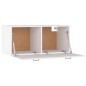 vidaXL Armario de pared madera contrachapada blanco 80x35x36,5 cm vidaXL Armario de pared madera contrachapada blanco 80x35x36,5 cm