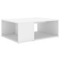 vidaXL Mesa de centro madera contrachapada blanco 90x67x33 cm vidaXL Mesa de centro madera contrachapada blanco 90x67x33 cm