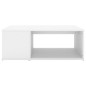 vidaXL Mesa de centro madera contrachapada blanco 90x67x33 cm vidaXL Mesa de centro madera contrachapada blanco 90x67x33 cm