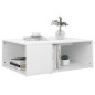 vidaXL Mesa de centro madera contrachapada blanco 90x67x33 cm vidaXL Mesa de centro madera contrachapada blanco 90x67x33 cm