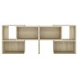 vidaXL Mueble de TV madera contrachapada roble Sonoma 104x30x52 cm vidaXL Mueble de TV madera contrachapada roble Sonoma 104x30x52 cm