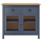 vidaXL Mesita de noche Hill madera maciza de pino gris 90x40x80 cm vidaXL Mesita de noche Hill madera maciza de pino gris 90x40x80 cm