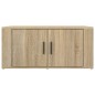 vidaXL Mesa de centro madera contrachapada roble Sonoma 80x50x36 cm