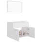 vidaXL Conjunto de muebles de baño 2 piezas contrachapada blanco vidaXL Conjunto de muebles de baño 2 piezas contrachapada blanco