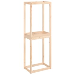 vidaXL Soporte para neumáticos madera maciza de pino 63x40x180 cm