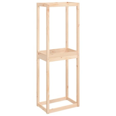 vidaXL Soporte para neumáticos madera maciza de pino 63x40x180 cm