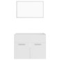 vidaXL Conjunto de muebles de baño 2 piezas contrachapada blanco vidaXL Conjunto de muebles de baño 2 piezas contrachapada blanco