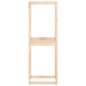 vidaXL Soporte para neumáticos madera maciza de pino 63x40x180 cm