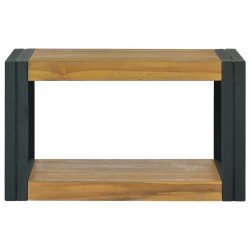 vidaXL Armario de baño madera maciza de teca 60x45x35 cm