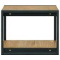 vidaXL Armario de baño madera maciza de teca 60x45x35 cm
