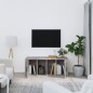 vidaXL Mueble de TV madera contrachapada gris Sonoma 100x35x40 cm