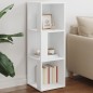 vidaXL Mueble de esquina madera contrachapada blanco 33x33x100 cm vidaXL Mueble de esquina madera contrachapada blanco 33x33x100 cm