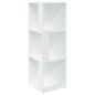 vidaXL Mueble de esquina madera contrachapada blanco 33x33x100 cm vidaXL Mueble de esquina madera contrachapada blanco 33x33x100 cm