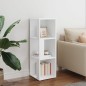 vidaXL Mueble de esquina madera contrachapada blanco 33x33x100 cm vidaXL Mueble de esquina madera contrachapada blanco 33x33x100 cm