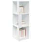 vidaXL Mueble de esquina madera contrachapada blanco 33x33x100 cm vidaXL Mueble de esquina madera contrachapada blanco 33x33x100 cm