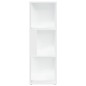 vidaXL Mueble de esquina madera contrachapada blanco 33x33x100 cm vidaXL Mueble de esquina madera contrachapada blanco 33x33x100 cm