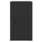 vidaXL Aparador de madera contrachapada negro 40x33x70 cm