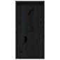 vidaXL Armario de pared de madera maciza de pino negro 30x30x60 cm vidaXL Armario de pared de madera maciza de pino negro 30x30x60 cm