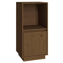 vidaXL Aparador de madera maciza de pino marrón miel 38x35x80 cm