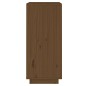 vidaXL Aparador de madera maciza de pino marrón miel 38x35x80 cm vidaXL Aparador de madera maciza de pino marrón miel 38x35x80 cm