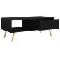 vidaXL Mueble de TV madera de ingeniería negro 100x49,5x43 cm vidaXL Mueble de TV madera de ingeniería negro 100x49,5x43 cm
