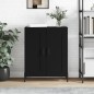 vidaXL Aparador de madera de ingeniería negro 69,5x34x90 cm vidaXL Aparador de madera de ingeniería negro 69,5x34x90 cm