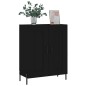 vidaXL Aparador de madera de ingeniería negro 69,5x34x90 cm vidaXL Aparador de madera de ingeniería negro 69,5x34x90 cm