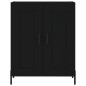 vidaXL Aparador de madera de ingeniería negro 69,5x34x90 cm vidaXL Aparador de madera de ingeniería negro 69,5x34x90 cm