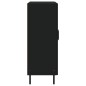 vidaXL Aparador de madera de ingeniería negro 69,5x34x90 cm vidaXL Aparador de madera de ingeniería negro 69,5x34x90 cm