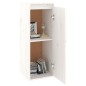 vidaXL Armario de pared 2 uds madera maciza de pino blanco 30x30x80 cm vidaXL Armario de pared 2 uds madera maciza de pino blanco 30x30x80 cm
