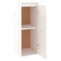 vidaXL Armario de pared 2 uds madera maciza de pino blanco 30x30x80 cm vidaXL Armario de pared 2 uds madera maciza de pino blanco 30x30x80 cm