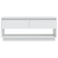 vidaXL Mueble para TV madera contrachapada blanco 102x41x44 cm
