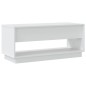 vidaXL Mueble para TV madera contrachapada blanco 102x41x44 cm