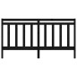 vidaXL Cabecero de cama madera maciza de pino negro 206x4x100 cm vidaXL Cabecero de cama madera maciza de pino negro 206x4x100 cm
