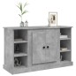 vidaXL Aparador de madera contrachapada gris hormigón 100x35,5x60 cm vidaXL Aparador de madera contrachapada gris hormigón 100x35,5x60 cm