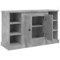vidaXL Aparador de madera contrachapada gris hormigón 100x35,5x60 cm vidaXL Aparador de madera contrachapada gris hormigón 100x35,5x60 cm
