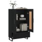 vidaXL Aparador alto madera de ingeniería negro 69,5x31x115 cm vidaXL Aparador alto madera de ingeniería negro 69,5x31x115 cm
