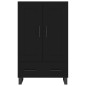 vidaXL Aparador alto madera de ingeniería negro 69,5x31x115 cm vidaXL Aparador alto madera de ingeniería negro 69,5x31x115 cm