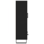 vidaXL Aparador alto madera de ingeniería negro 69,5x31x115 cm vidaXL Aparador alto madera de ingeniería negro 69,5x31x115 cm