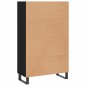 vidaXL Aparador alto madera de ingeniería negro 69,5x31x115 cm vidaXL Aparador alto madera de ingeniería negro 69,5x31x115 cm