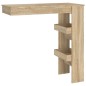 vidaXL Mesa de bar de pared contrachapada roble Sonoma 102x45x103,5cm vidaXL Mesa de bar de pared contrachapada roble Sonoma 102x45x103,5cm