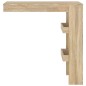 vidaXL Mesa de bar de pared contrachapada roble Sonoma 102x45x103,5cm vidaXL Mesa de bar de pared contrachapada roble Sonoma 102x45x103,5cm