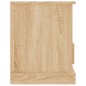 vidaXL Mueble para TV madera contrachapada roble Sonoma 93x35,5x45 cm vidaXL Mueble para TV madera contrachapada roble Sonoma 93x35,5x45 cm