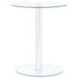 vidaXL Mesa de centro de vidrio templado transparente 40 cm vidaXL Mesa de centro de vidrio templado transparente 40 cm