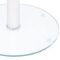 vidaXL Mesa de centro de vidrio templado transparente 40 cm vidaXL Mesa de centro de vidrio templado transparente 40 cm
