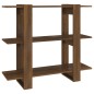 vidaXL Estantería/divisor de espacios roble marrón 100x30x87 cm vidaXL Estantería/divisor de espacios roble marrón 100x30x87 cm