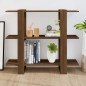 vidaXL Estantería/divisor de espacios roble marrón 100x30x87 cm vidaXL Estantería/divisor de espacios roble marrón 100x30x87 cm
