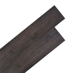 vidaXL Lamas de suelo no autoadhesivas PVC roble gris oscuro 5,26 m²