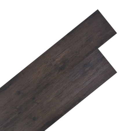 vidaXL Lamas de suelo no autoadhesivas PVC roble gris oscuro 5,26 m²